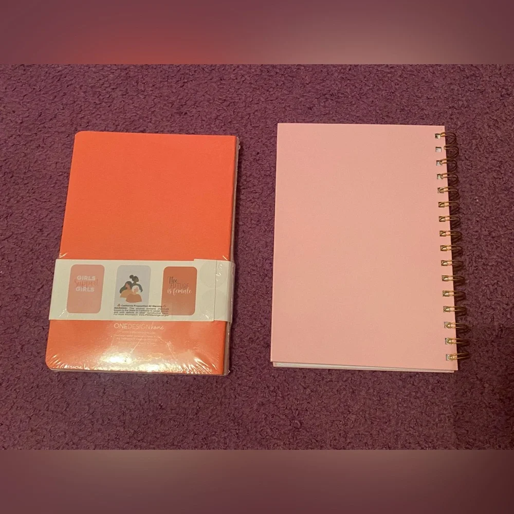 NWT 2 Notebooks with 1 Set of 3 Notebooks with Hand Cream Collection